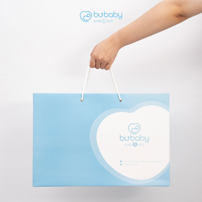 Set quà tặng sơ sinh cao cấp Bubaby Hello word