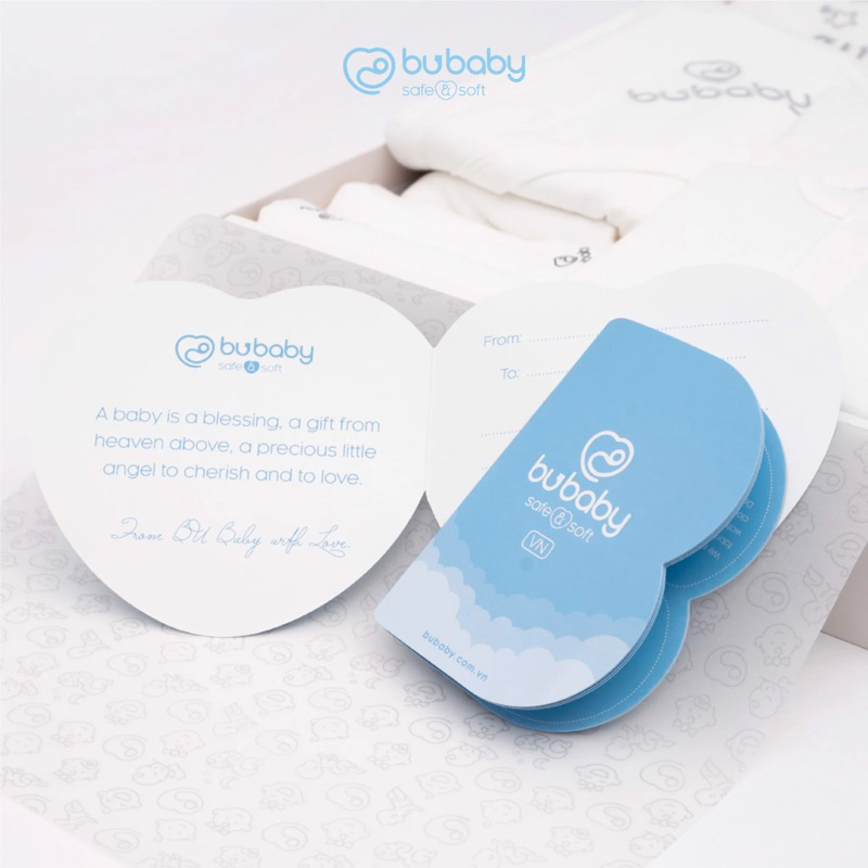 Set quà tặng sơ sinh cao cấp Bubaby Hello word