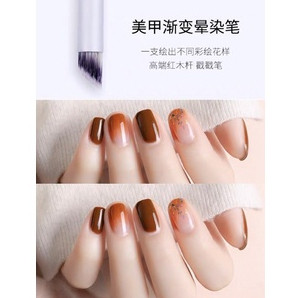 Cọ Ombre cán gỗ làm móng