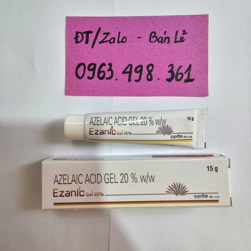Gel Ezanic 20% Azelaic Acid Gel/Cream - Kem giúp mờ thâm, giảm mụn