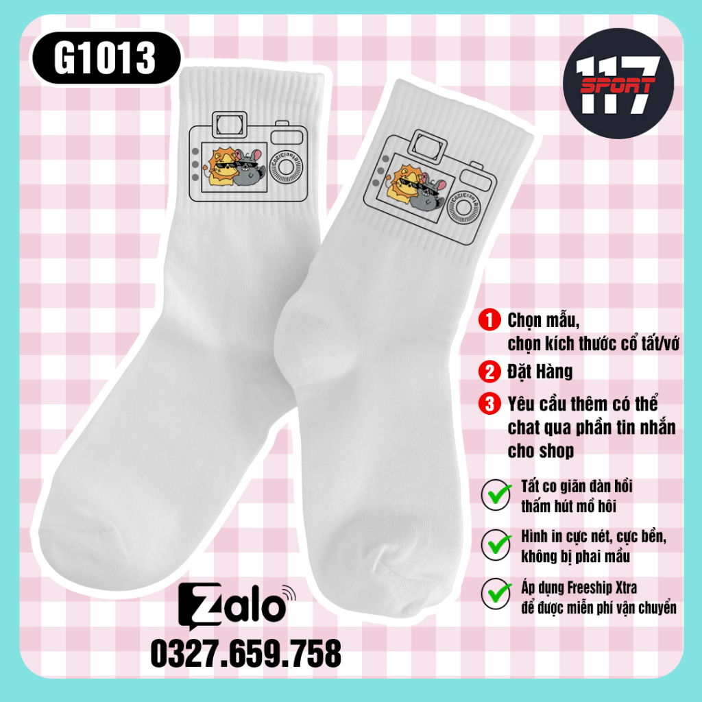 BST Tất Vớ Siêu Dễ Thương Lion Chinzilla GeminiFourth G1013