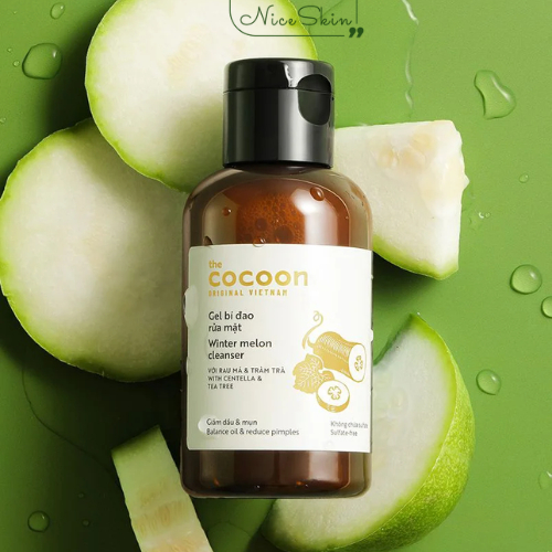 Gel bí đao rửa mặt Cocoon hỗ trợ giảm dầu, giảm mụn, dưỡng ẩm 310ml - chính hãng The Cocoon Original