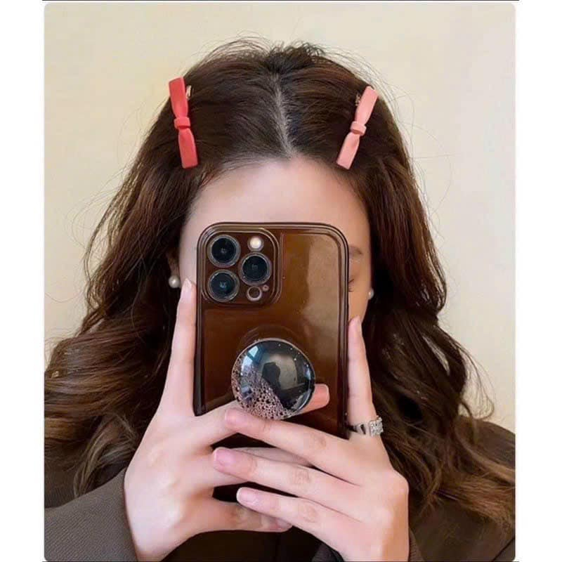 Set 19 món kẹp tóc hồng bé gái nhiều mẫu siêu xinh cho bé gái