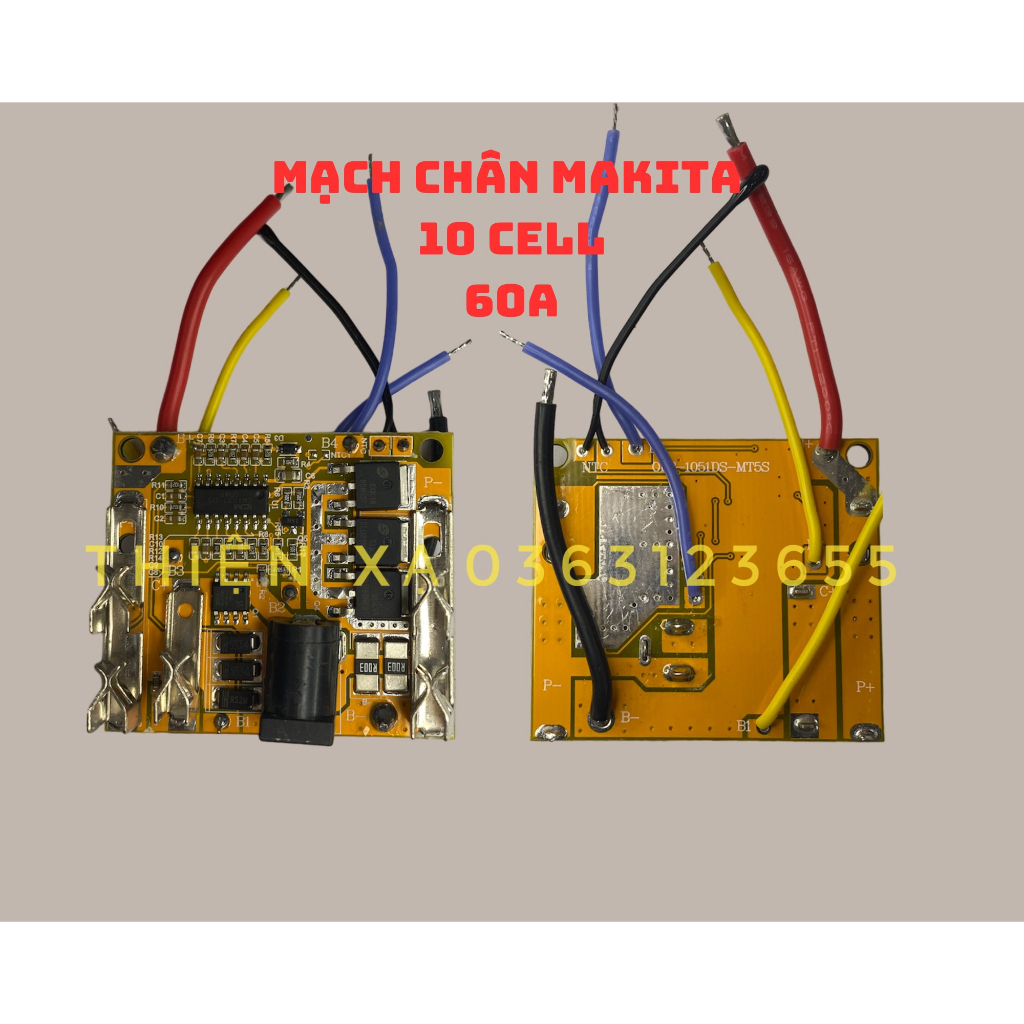 Vỏ pin chân Makita 10 cell 18650