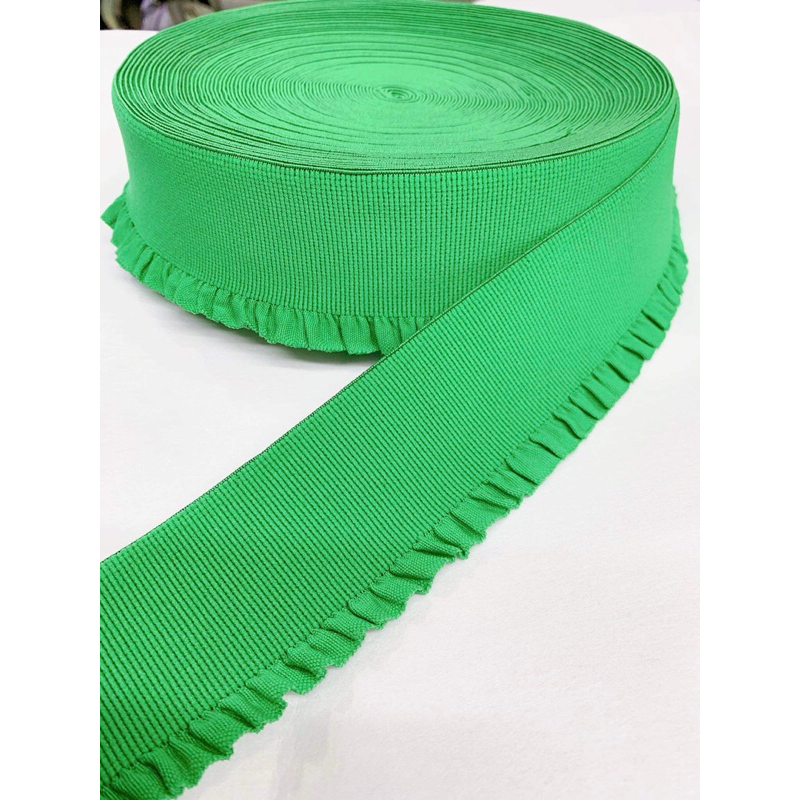 Thun bèo 1 biên, bảng rộng 6cm, thun mềm mịn, hợp thời trang, dùng may lưng đầm, váy...9