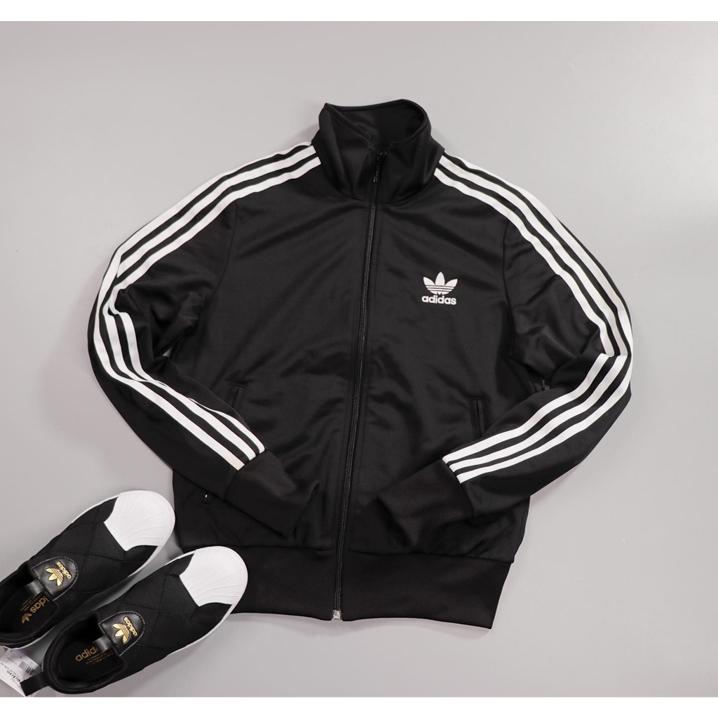 Áo khoác thể thao 3 sọc in chữ  thêu logo nam nữ mặc đẹp