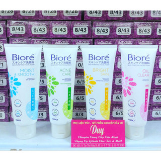 Sữa Rửa Mặt BIORE 100g - Ngừa Mụn , Sáng Da, Cho Làn Da Mịn Màng