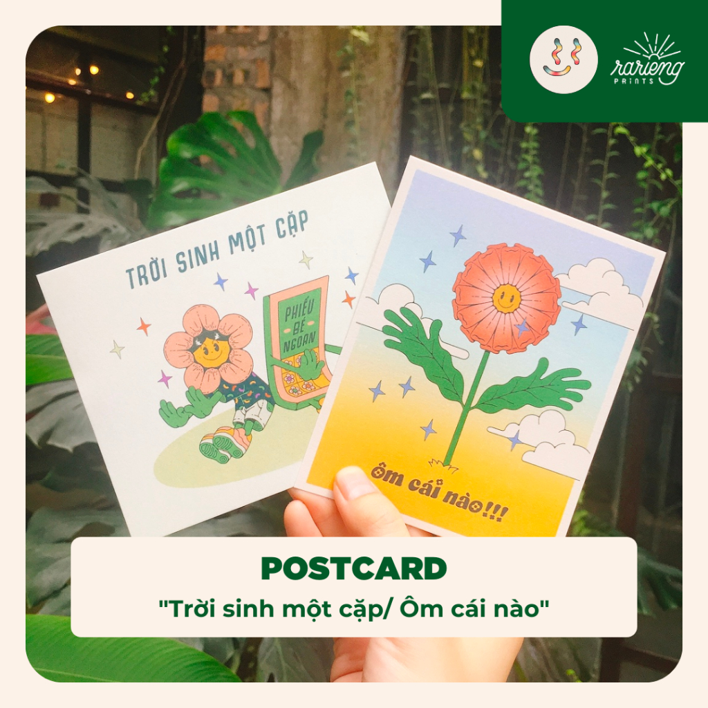 [The o room] Postcard hình phiếu bé ngoan