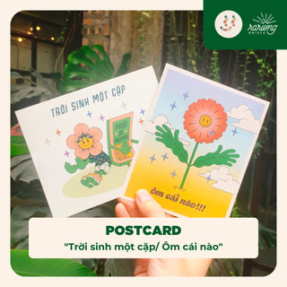 Postcard hình phiếu bé ngoan