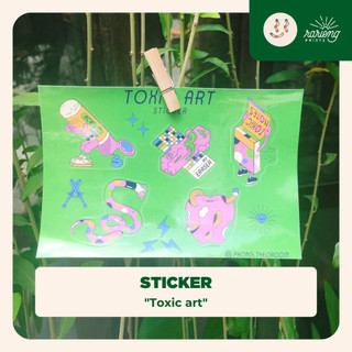 Sticker "Toxic Art"