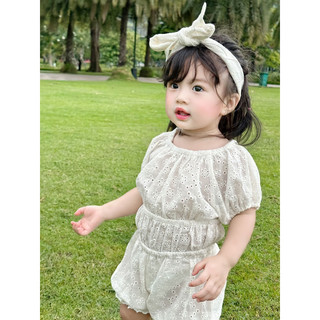 Romper đùi ren mimi em bé Nanci room (kèm turban xinh)