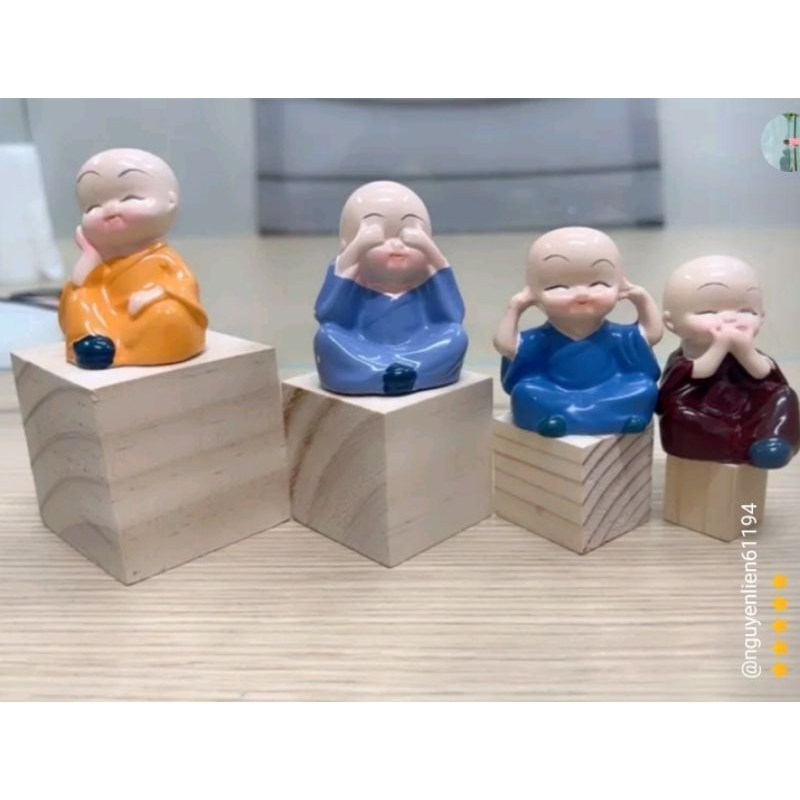 Cục gỗ vuông, khối lập phương gỗ tự nhiên làm mô hình, đỗ chơi, decor trang trí