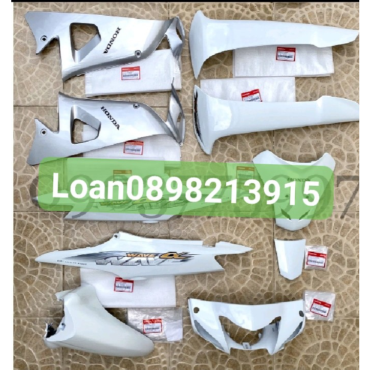 DÀN ÁO, VỎ NHỰA WAVE A 100 CÓ TEM SẴN (TEM ĐỜI 2013)