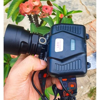 Đèn đội đầu siêu sáng XHP50.2/sst40/5050 1.7mm 18w  sáng mạnh,xa,chói (kèm 3 pin 18650)