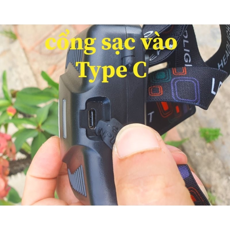 Đèn đội đầu siêu sáng XHP50.2/sst40/5050 1.7mm 18w  sáng mạnh,xa,chói