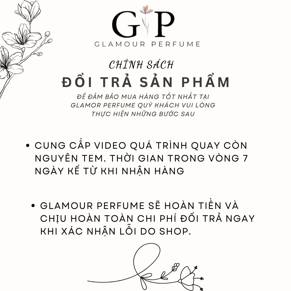 Nước hoa nam 10ml Glamour Perfume Yves Y Nam tính , lịch lãm , phong trần