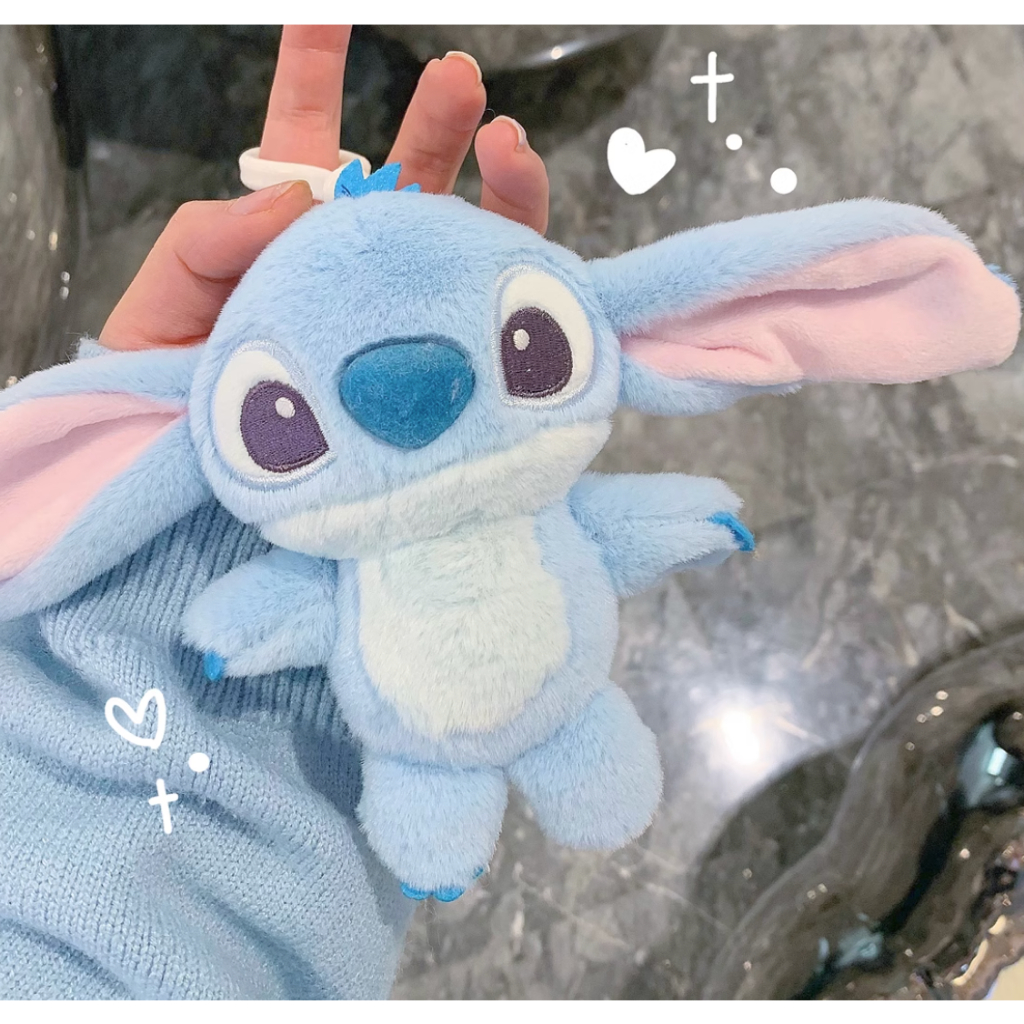 Móc khoá Stitch màu nhạt chính hãng Disney