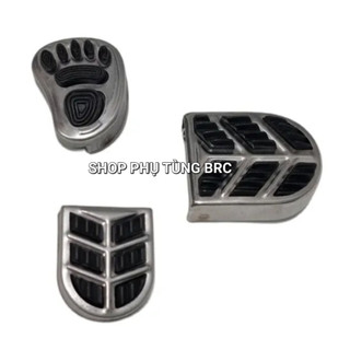 Bộ inox bọc chân thắng số xe wave a 2006 trở lên, wave s, rs, rsx.