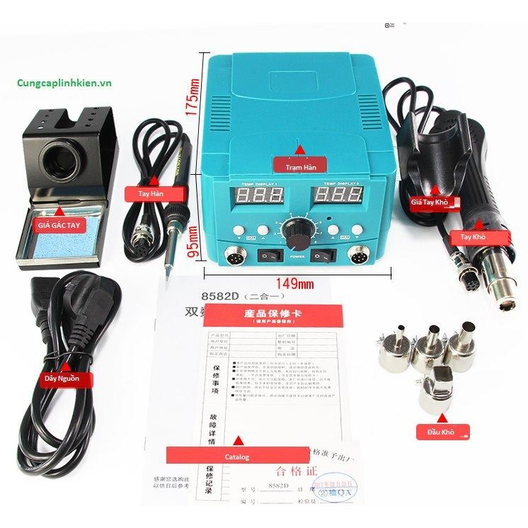 Trạm Hàn Khò 8582D - Máy Hàn Khò 8582D