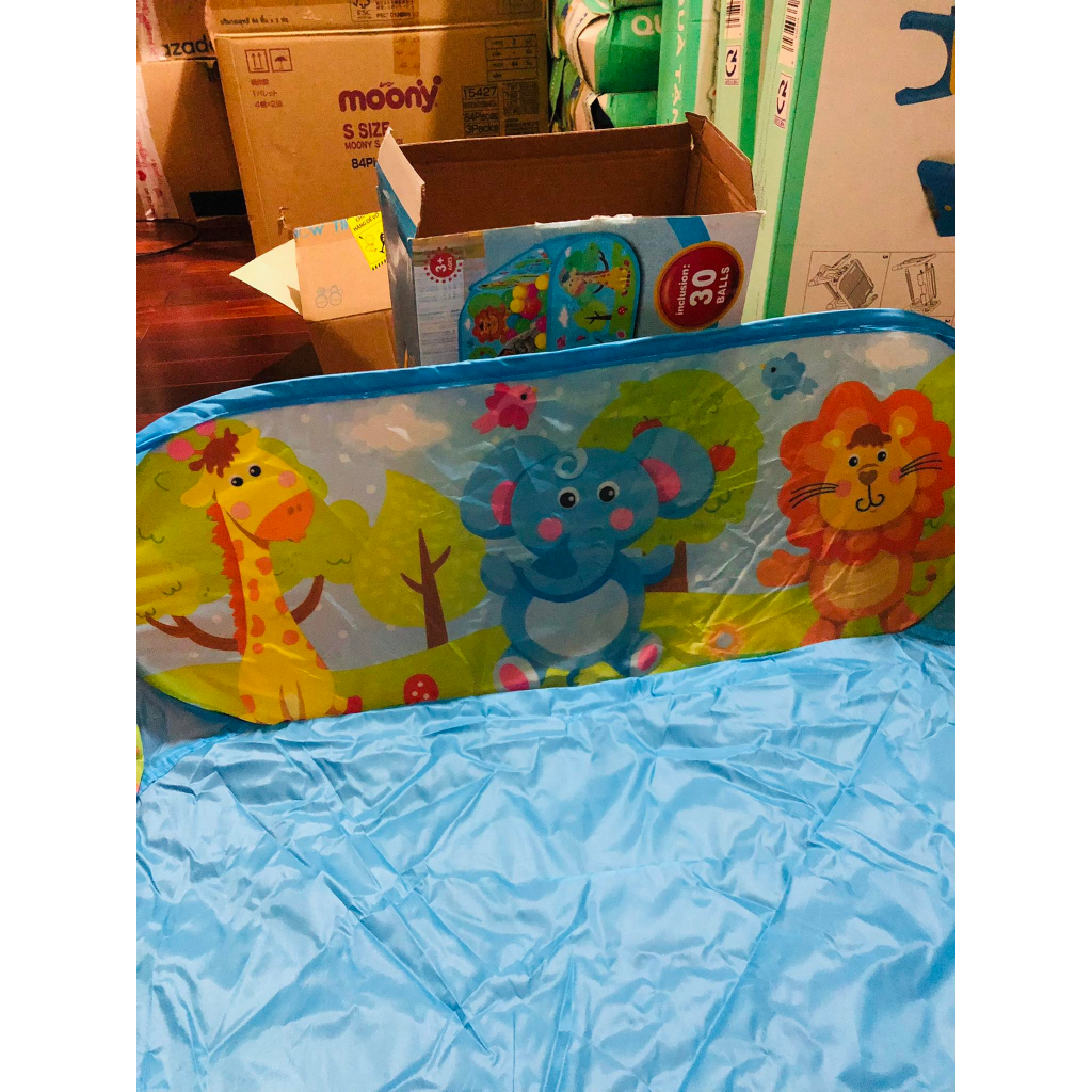 NHÀ BANH GẤP GỌN CHO BÉ THỎA SỨC VUI CHƠI KÈM 30 BÓNG  HÀNG CAO CẤP GIÁ SIÊU RẺ