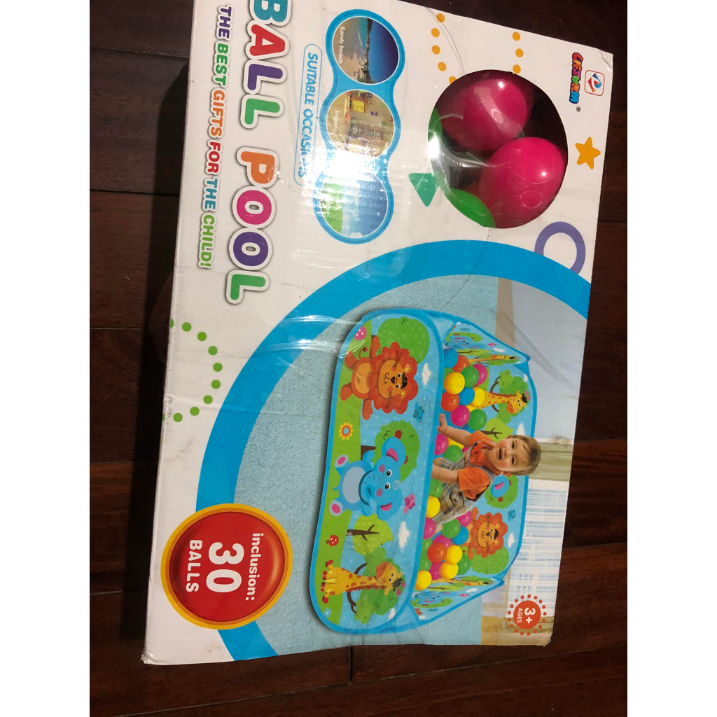 NHÀ BANH GẤP GỌN CHO BÉ THỎA SỨC VUI CHƠI KÈM 30 BÓNG  HÀNG CAO CẤP GIÁ SIÊU RẺ