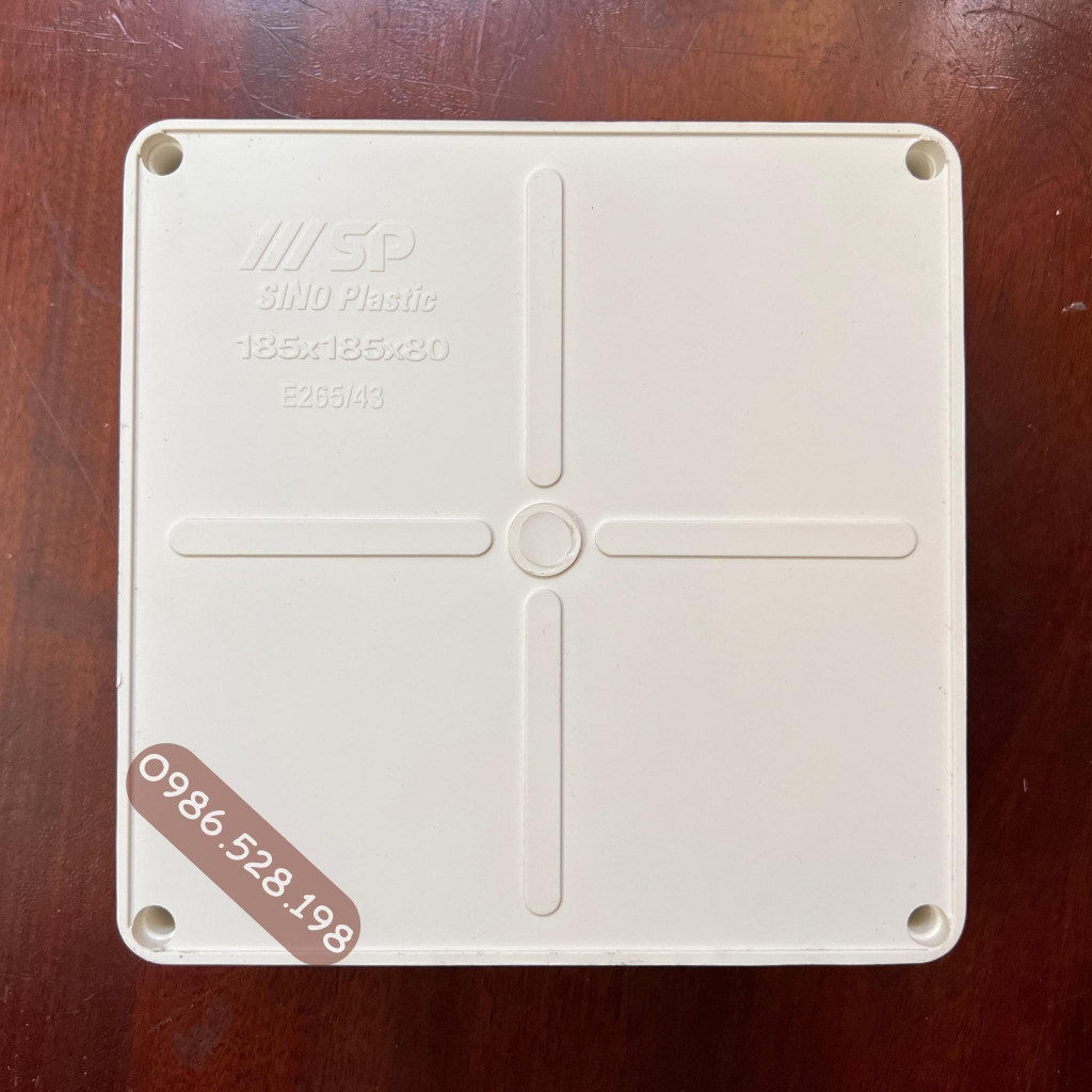 Hộp nối dây Sino các kích thước 8x8x5 11x11x5 16x16x5 18,5x18,5x8