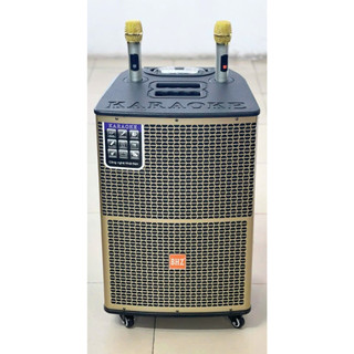 Loa di động karaoke bluetooth tc 1209 - 1 bass30 - 2 míc chống hú