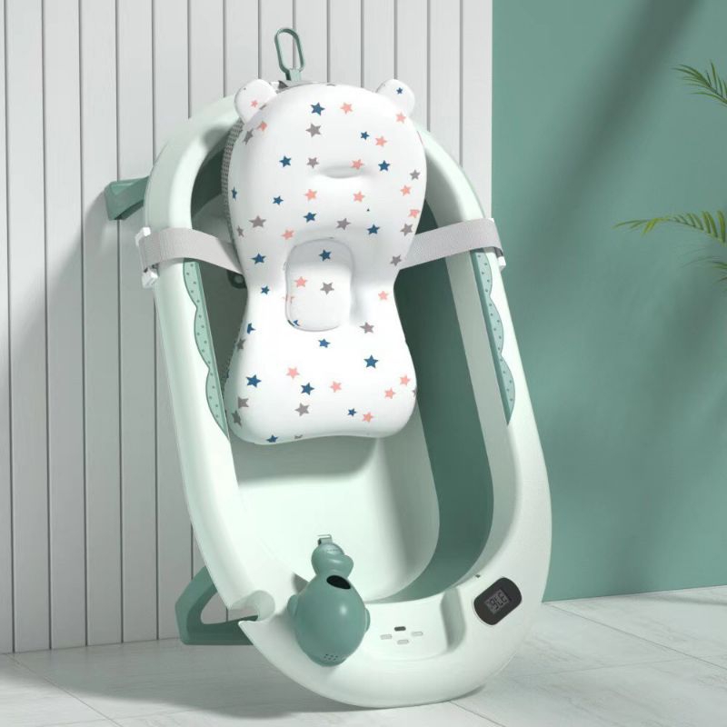 Phao tắm bé sơ sinh, đệm tắm đỡ bé siêu mềm