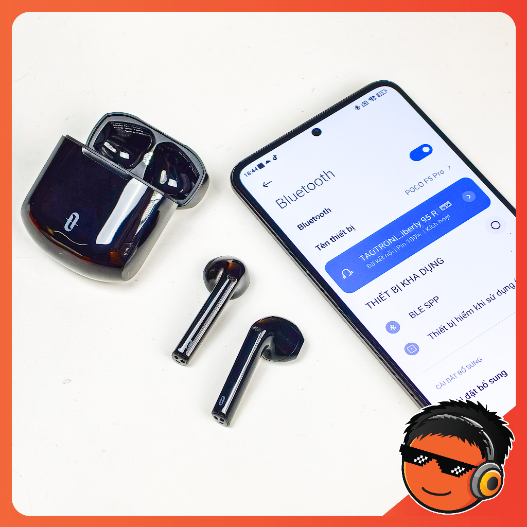 Tai Nghe Taotronics SoundLiberty 95 - Bluetooth 5.0 Chip Qualcomm, Chống Ồn CVC 8.0, Pin Trâu 24h