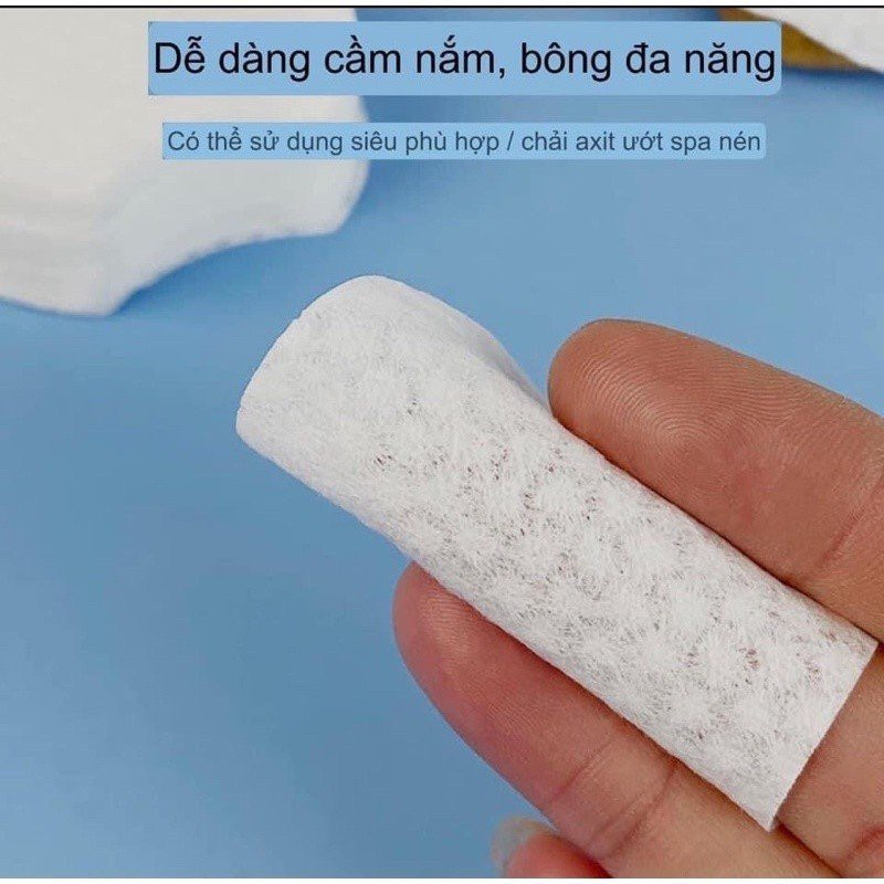 Bông tẩy trang hữu cơ 1200 miếng - Haispa