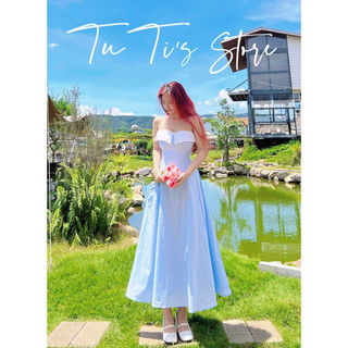Đầm cúp ngực dáng dài SARA DRESS