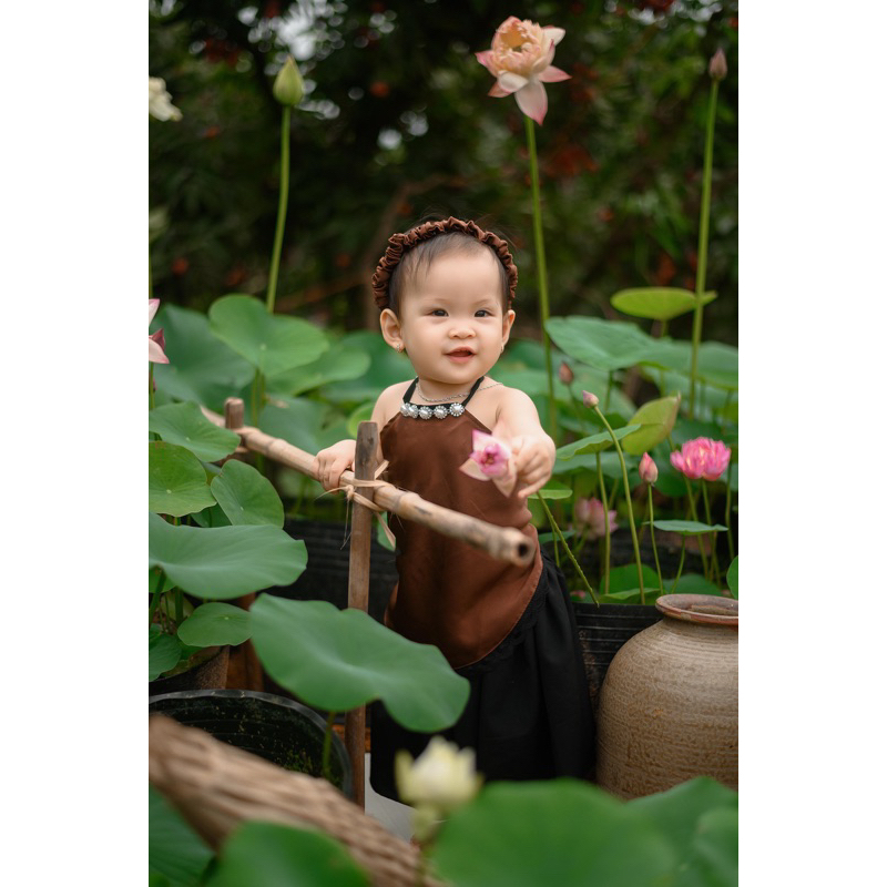 YẾM LỤA ĐÀO KÈM MẤN quà trung thu cho bé