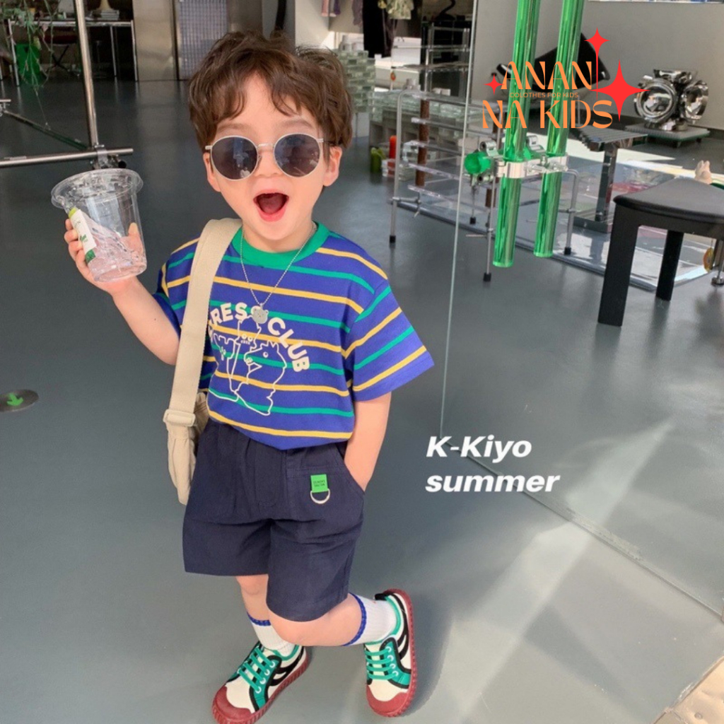 Bộ bé trai ANAN NA KIDS phong cách hàn quốc size cho bé từ 3 đén 9 tuổi
