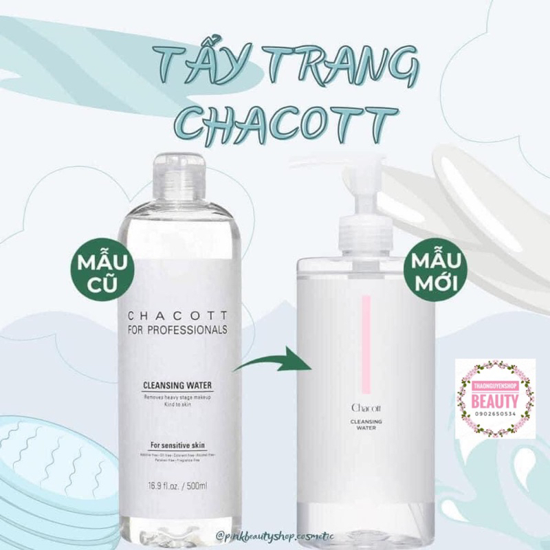 NƯỚC TẨY TRANG CHACOTT FOR PROFESSIONALS 500ML