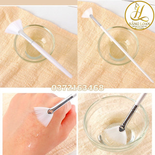 Cọ peel da, cọ cán dài đắp mặt nạ, bát đựng peel dùng cho spa, thẩm mỹ viện