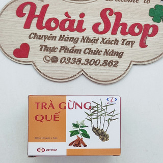 Trà gừng quế việt pháp hộp 10 gói