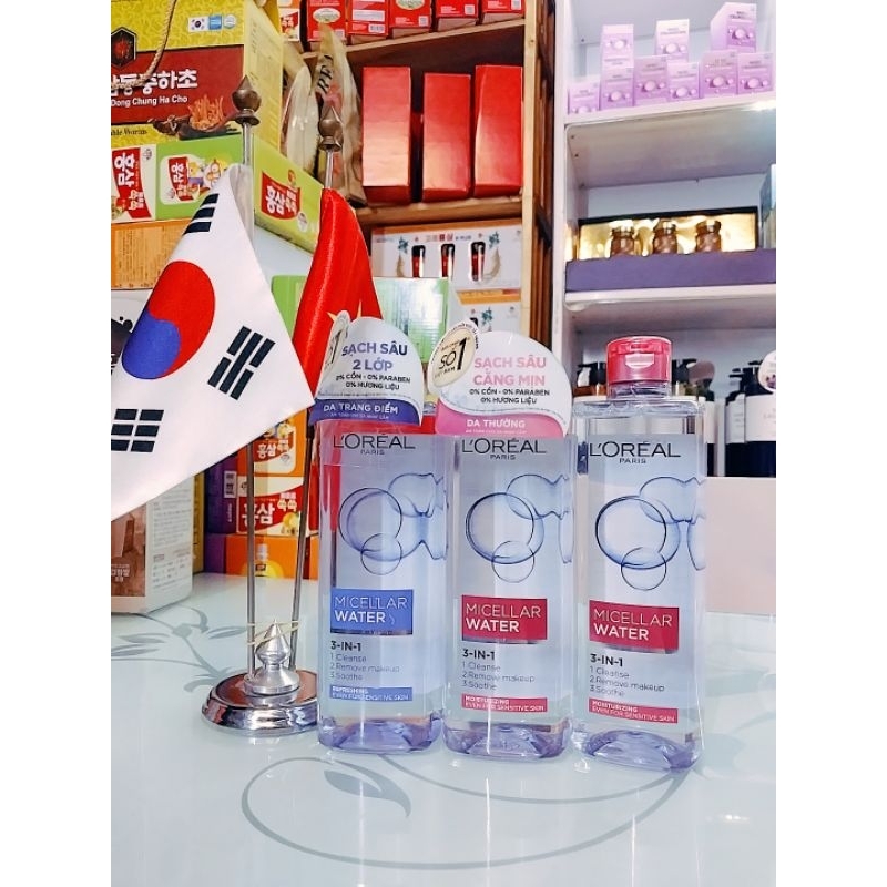 Nước tẩy trang Loreal 400ml