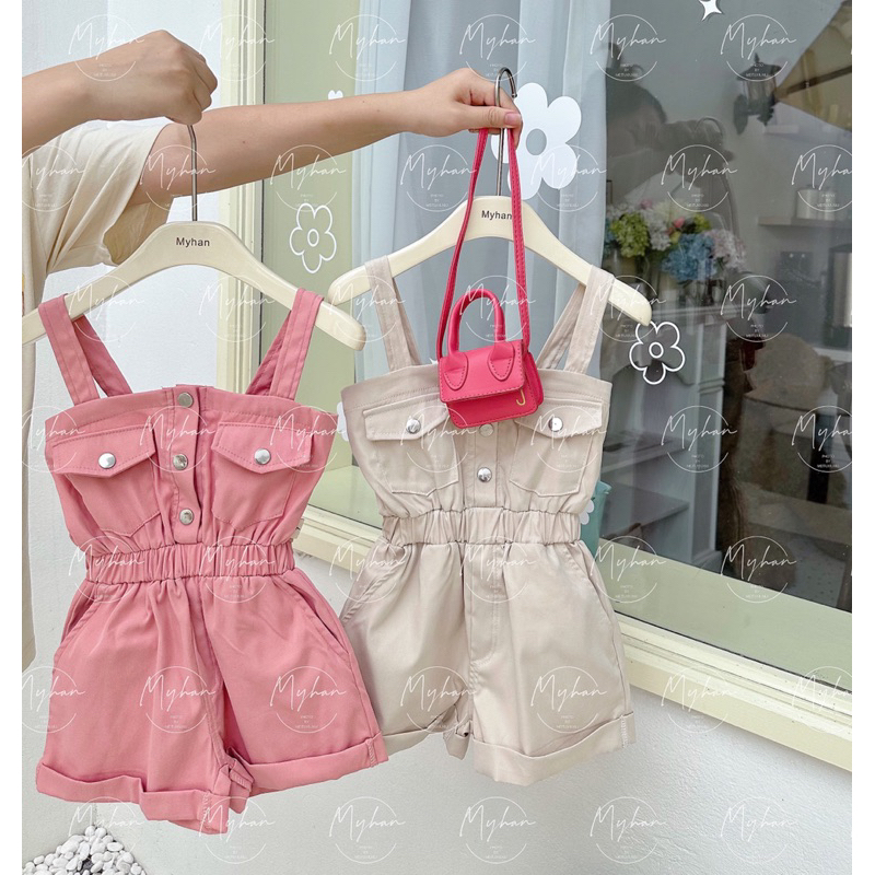 Jumpsuit KaKi cho bé gái đáng yêu-TaBi_90_Hè 2023