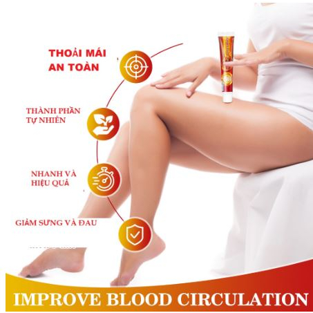 Kem bôi da đông y SUMIFUN | hỗ trợ suy giãn tĩnh mạch hiệu quả | tuýp 20gr