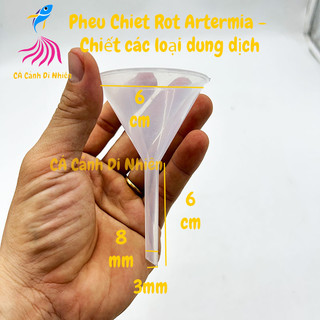 Phễu Chiết rót Artemia - chiết rót các loại dung dịch phễu nhỏ mini cho hồ cá