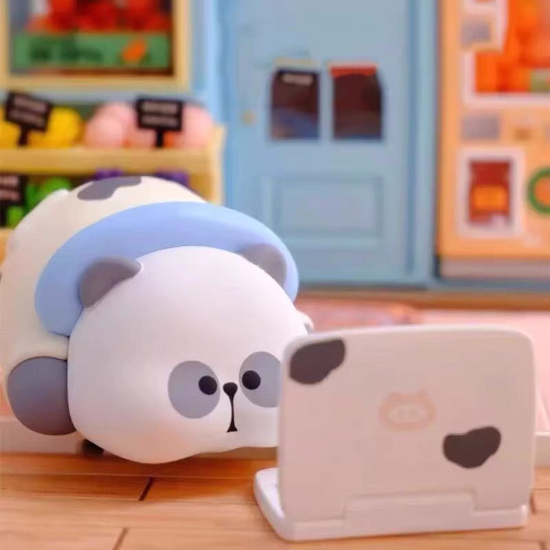 Mô hình MR.PANDA Working Week Quà Tặng Sinh Nhật Dễ Thương Mô Hình Hành Động Trẻ Em Đồ Trí