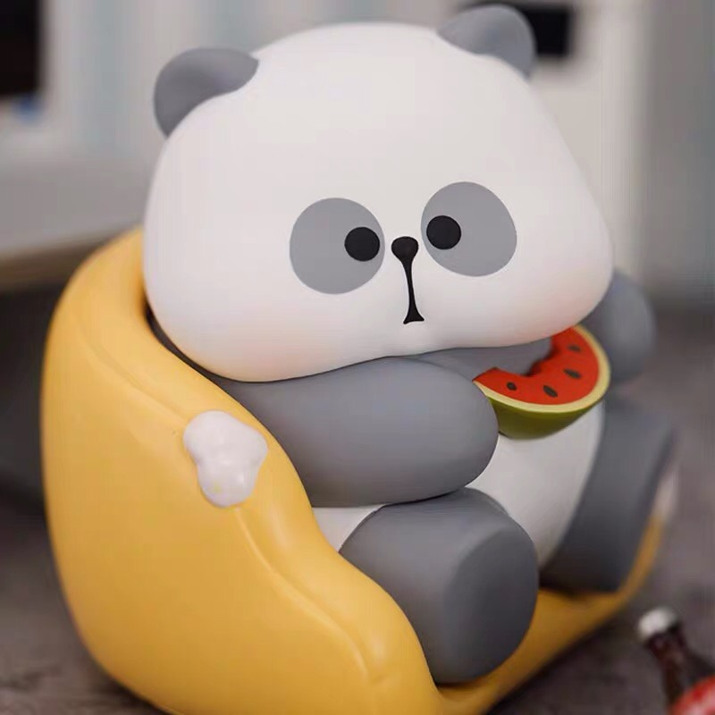 Mô hình MR.PANDA Working Week Quà Tặng Sinh Nhật Dễ Thương Mô Hình Hành Động Trẻ Em Đồ Trí