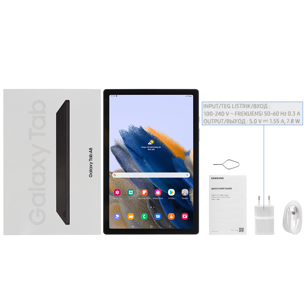 Máy tính bảng Samsung Galaxy Tab A8 2022  - Hàng Chính Hãng