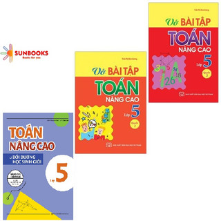 Sách combo 3 cuốn toán nâng cao lớp 5
