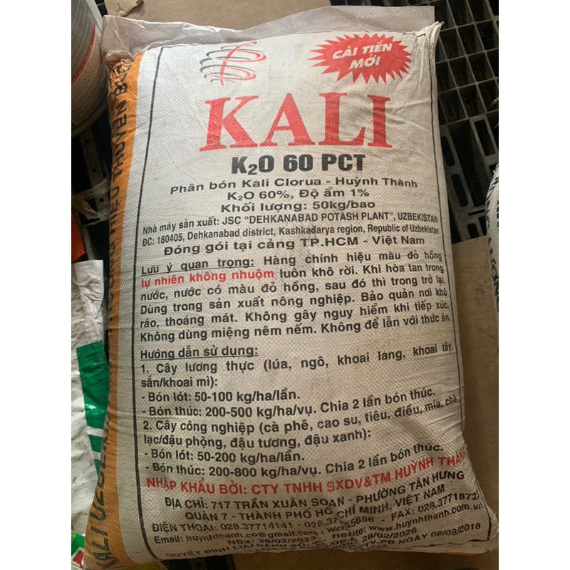Phân Kali Nẩy Chồi , Đậu Quả , Dưỡng Hoa Tươi Đẹp Dùng Rau Màu Và Cây Trồng 1kg