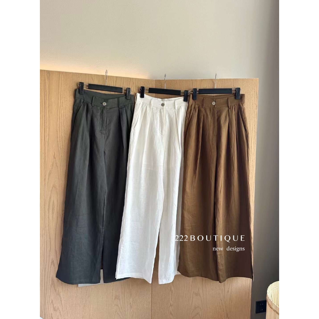 Quần ống sớ linen Oni 7660