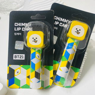 Son dưỡng môi bt21 figure lip balm chimmy, cooky, tata, bt21 lip care 4.3g hương đào, chanh, dâu