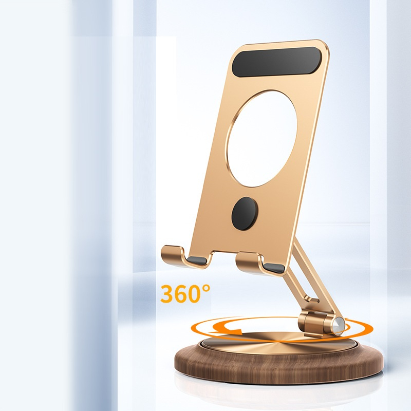 Giá đỡ điện thoại đế gỗ xoay 360 độ ( HÀNG CHẤT LƯỢNG CAO)