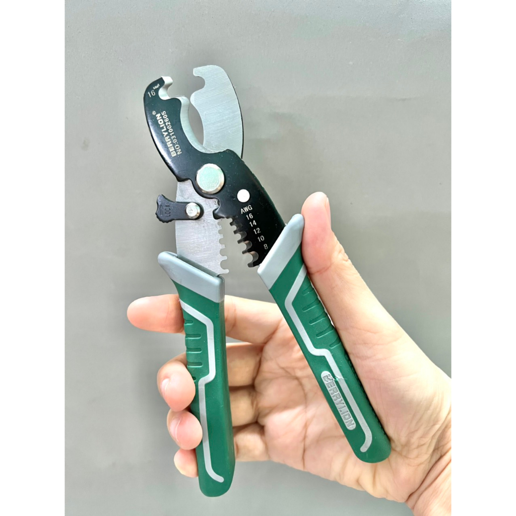 Kìm tuốt dây điện đa năng Berrylion
