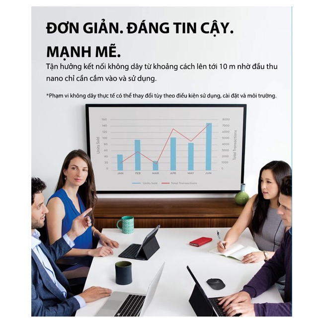 Chuột Máy Tính Không Dây Logitech M330 Silent Plus - Tặng Kèm Pin